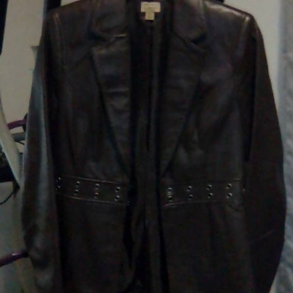 Caslon leather jacket